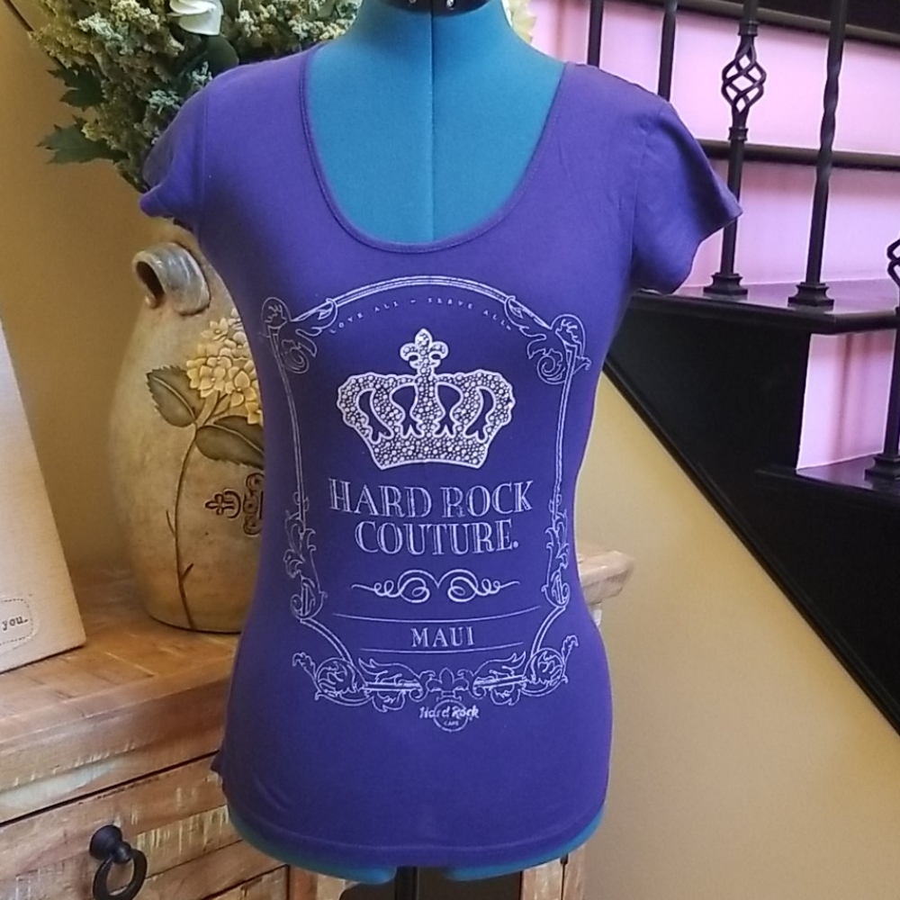 Hard Rock Maui Fitted Tee - SZ XS